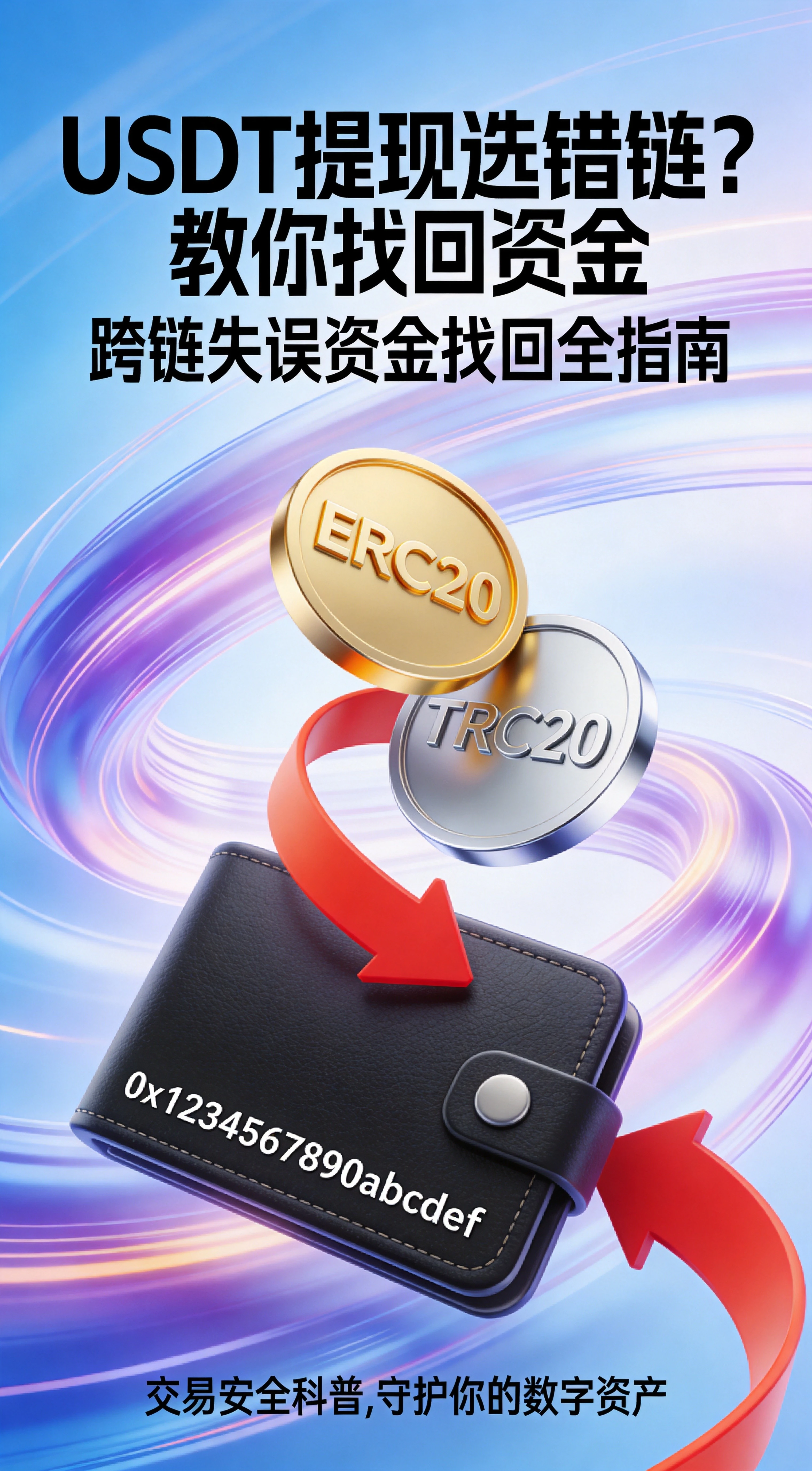 USDT提现到ERC20地址选错链怎么办？别慌，还有救