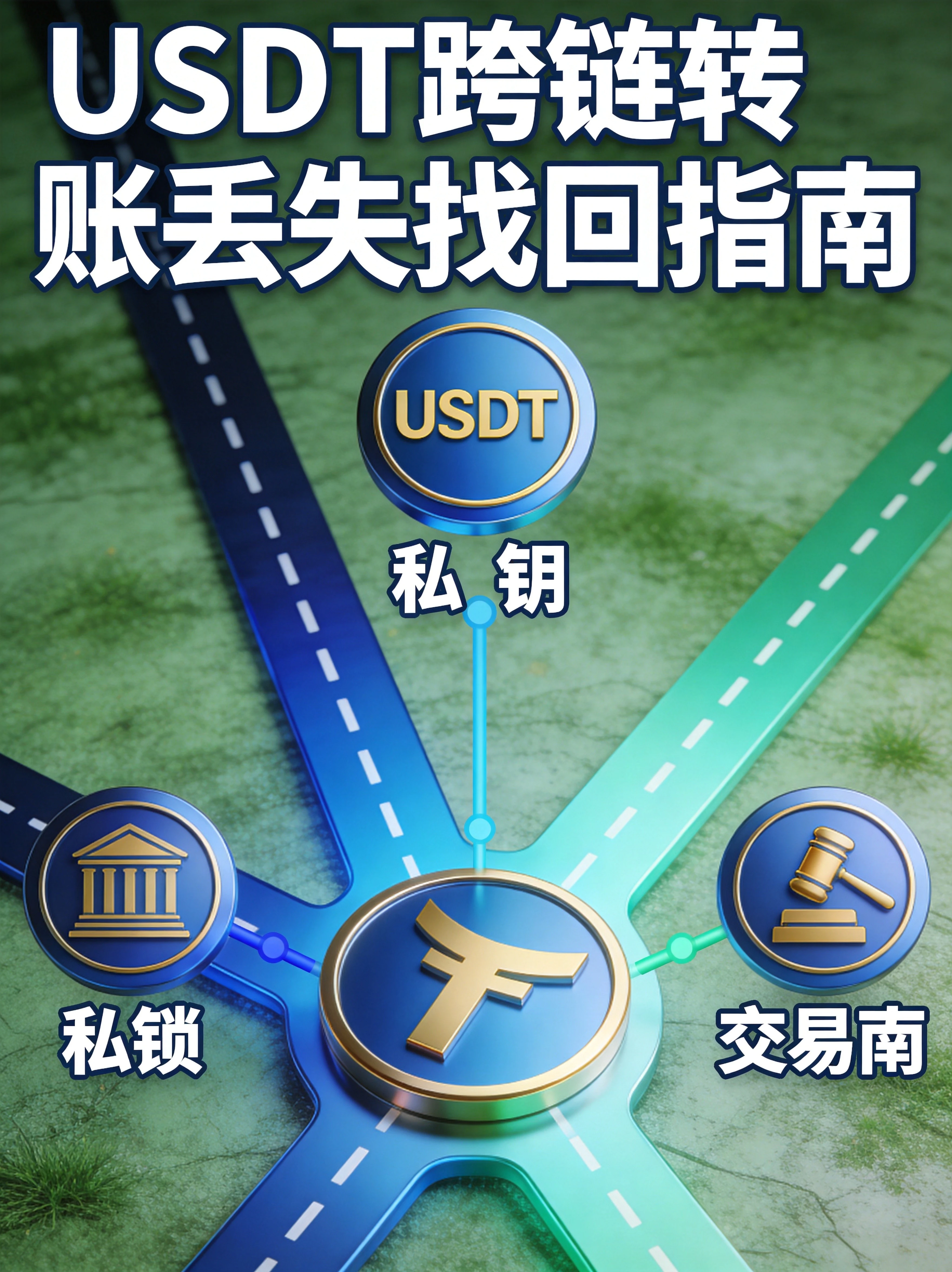 USDT跨链转账丢失后如何找回 | 三条路径，总有一条能救你的钱
